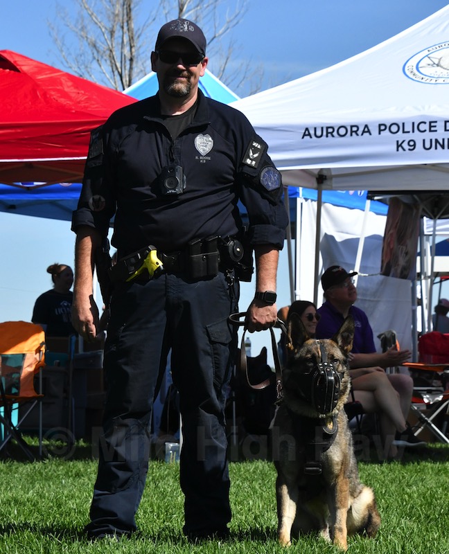 42 - 3549 - Back the Blue K-9 Force - RexRun 2022 - Aurora Police Department K-9 Unit - K-9 Officer Mark Moore and K-9 Cyrus